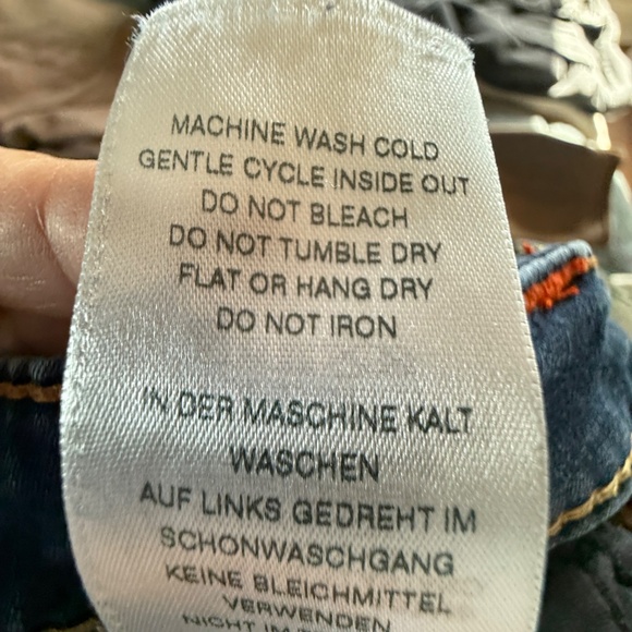 Low Rise Skinny Stretch Dark Blue STELLA Jeans by True Religion - 32 - Picture 10 of 12